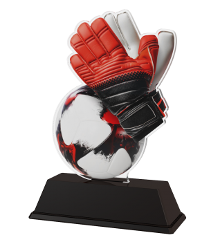 Acrylpokal Fußball